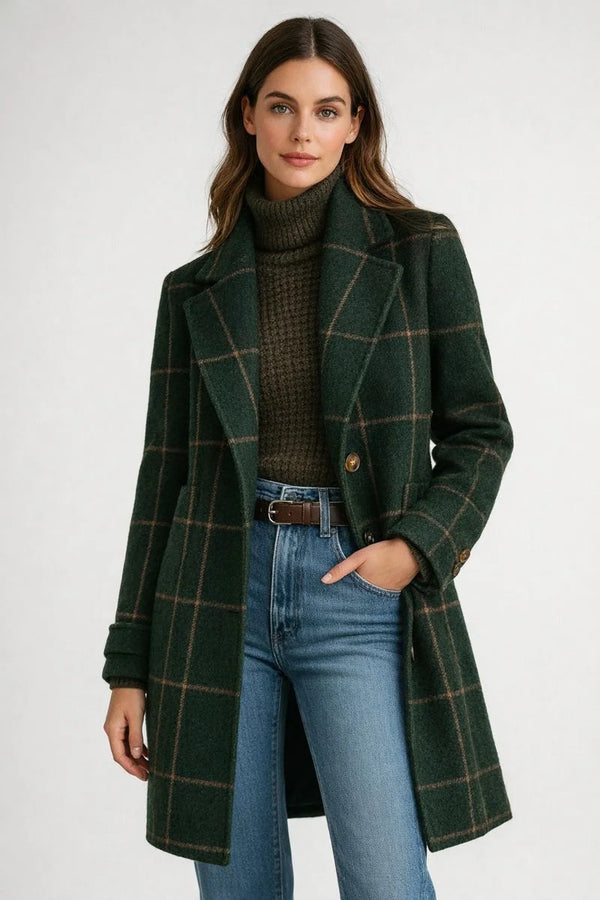 ELENORA | ELEGANTER KAROMANTEL IN WOLL-OPTIK