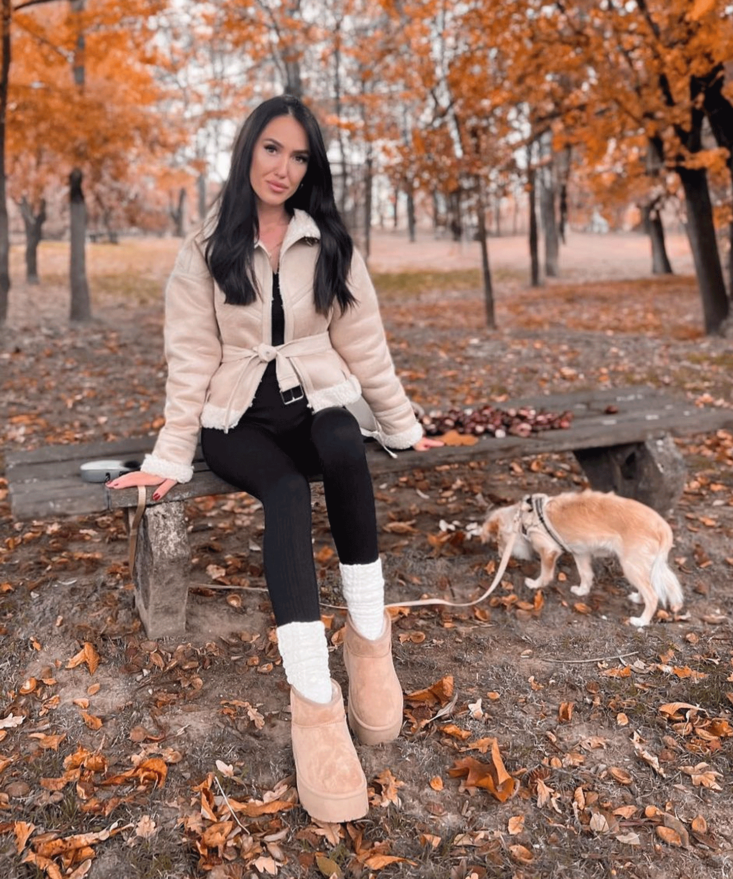 NINA BOOTS | GEFÜTTERTE PLATEAU BOOTS FÜR WARME WINTERTAGE