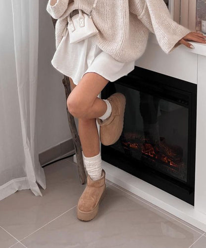 NINA BOOTS | GEFÜTTERTE PLATEAU BOOTS FÜR WARME WINTERTAGE