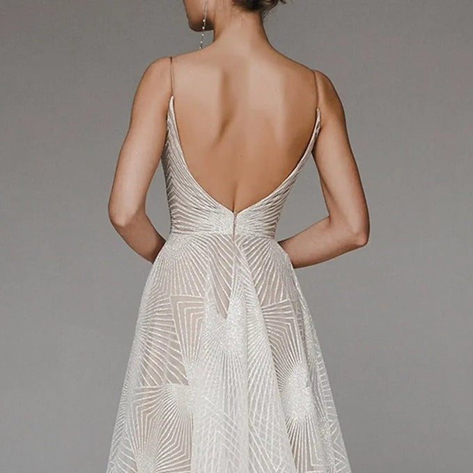 Stella | Abendkleid Glänzend