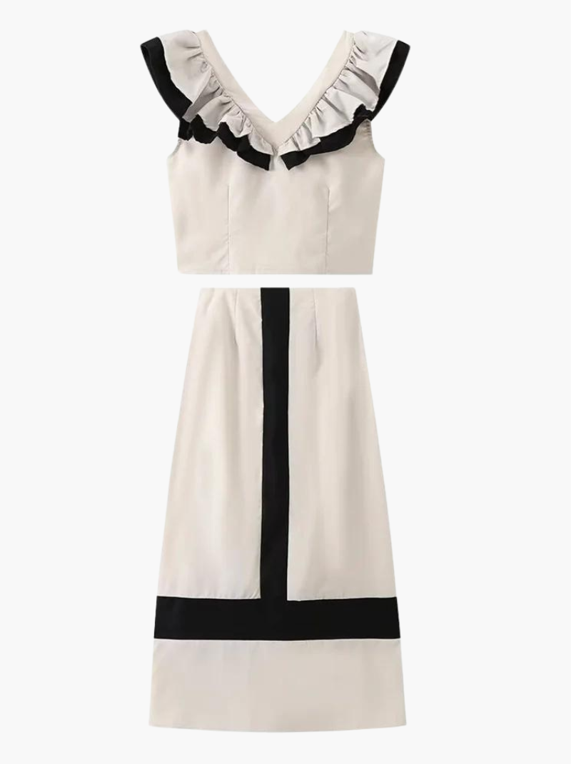 Julia - Patchwork-Midikleid