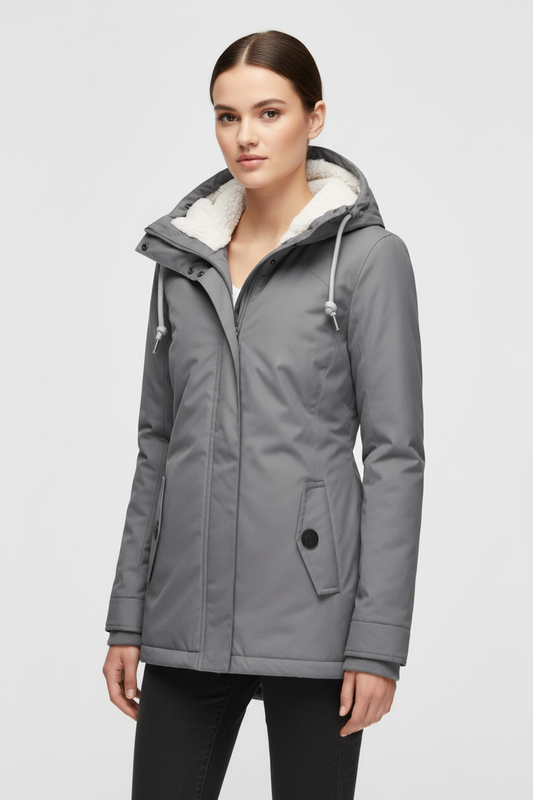 NOÉLLE | WASSERDICHTE WINTERJACKE MIT KAPUZE