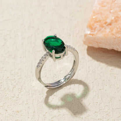 Mondsteinring – Ovaler Schliff natürlicher Mondstein