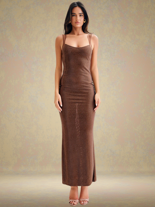 SERENA SEQUIN MAXIKLEID