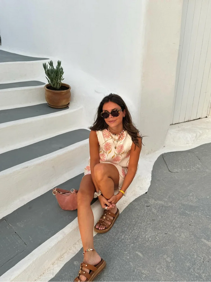 Mila | geblümtes Minikleid