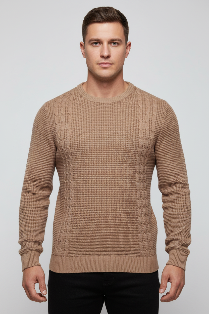 Drechsler | Strick Casual Warme Herrenpullover