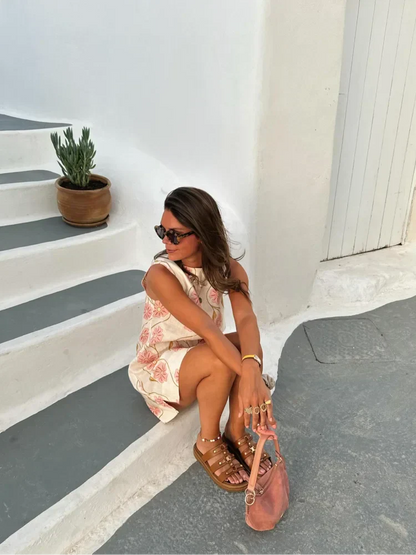 Mila | geblümtes Minikleid