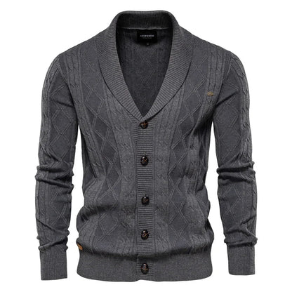 Waldemar | Herren-Cardigan mit Knopfleiste