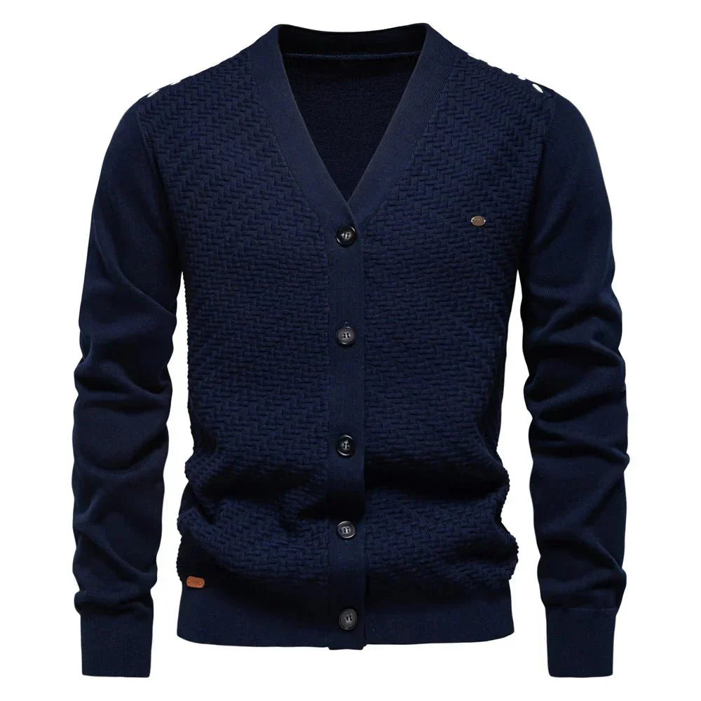 Schneider | Warmer Herren Cardigan mit V-Ausschnitt