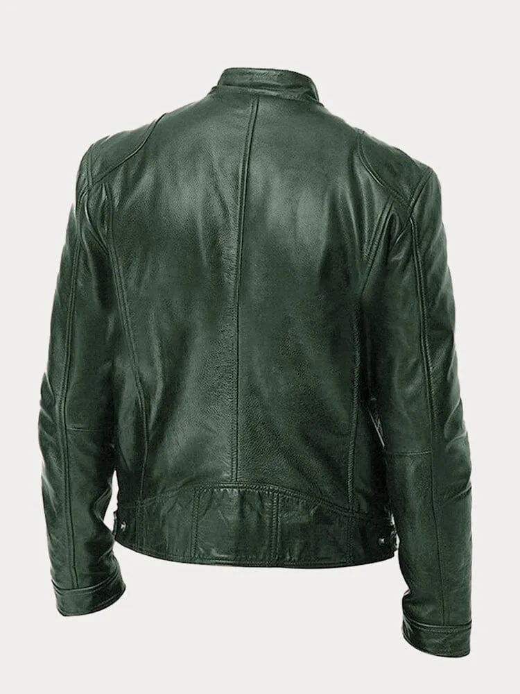 VALLORE™ | LÄSSIGE LEDERJACKE MIT URBANEM CHARME