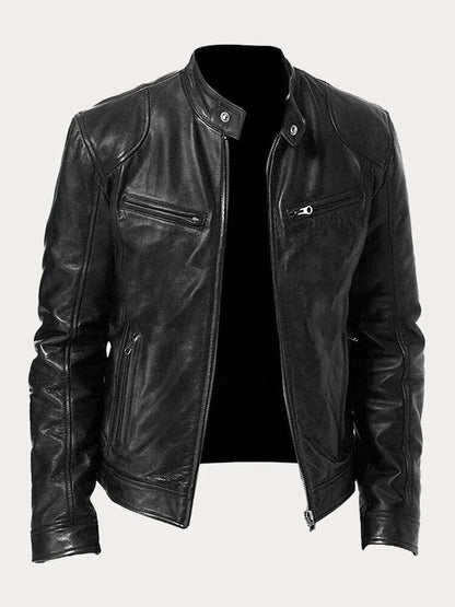 VALLORE™ | LÄSSIGE LEDERJACKE MIT URBANEM CHARME