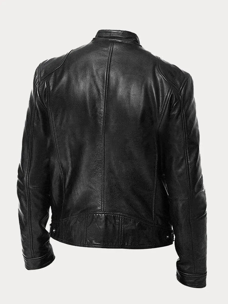 VALLORE™ | LÄSSIGE LEDERJACKE MIT URBANEM CHARME