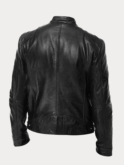 VALLORE™ | LÄSSIGE LEDERJACKE MIT URBANEM CHARME