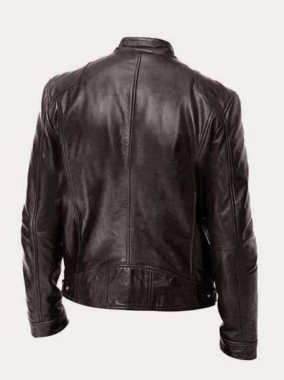 VALLORE™ | LÄSSIGE LEDERJACKE MIT URBANEM CHARME