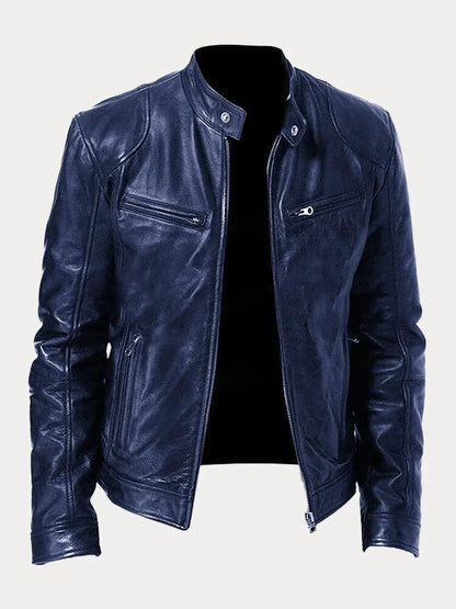 VALLORE™ | LÄSSIGE LEDERJACKE MIT URBANEM CHARME