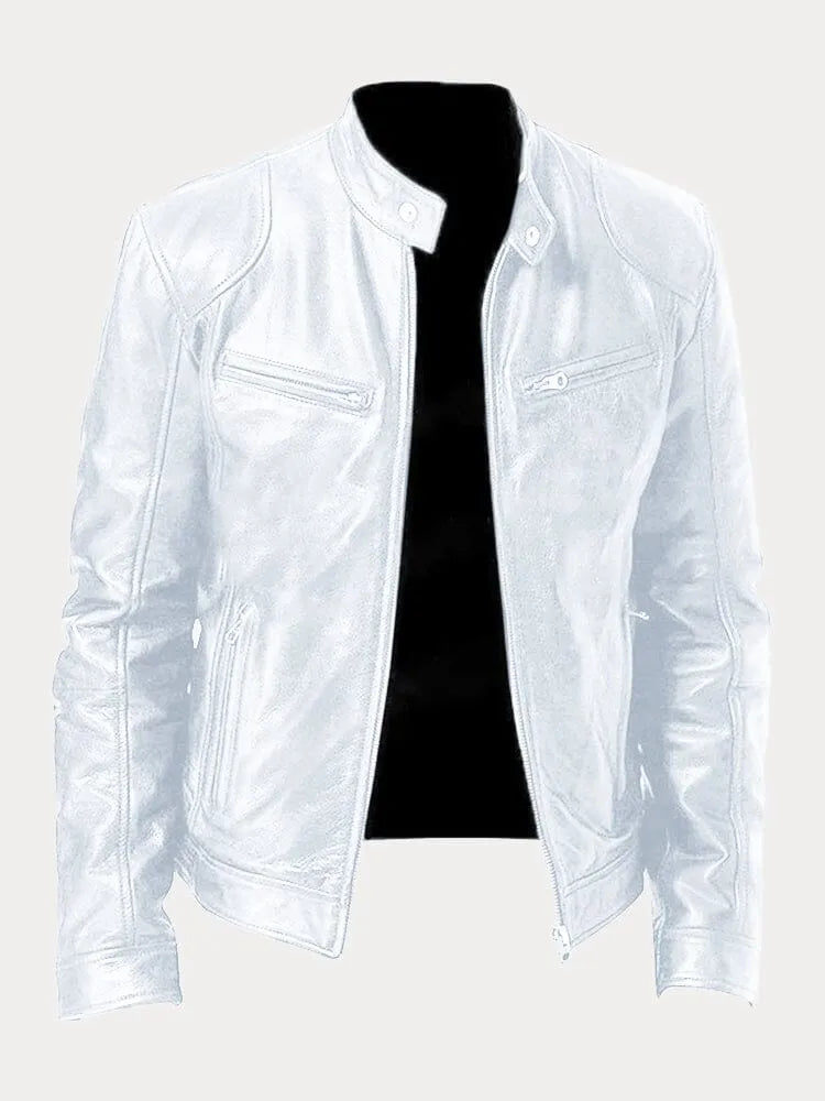 VALLORE™ | LÄSSIGE LEDERJACKE MIT URBANEM CHARME