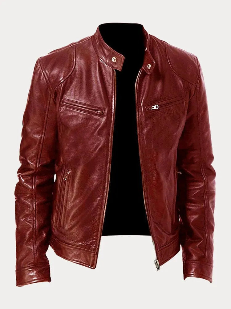 VALLORE™ | LÄSSIGE LEDERJACKE MIT URBANEM CHARME