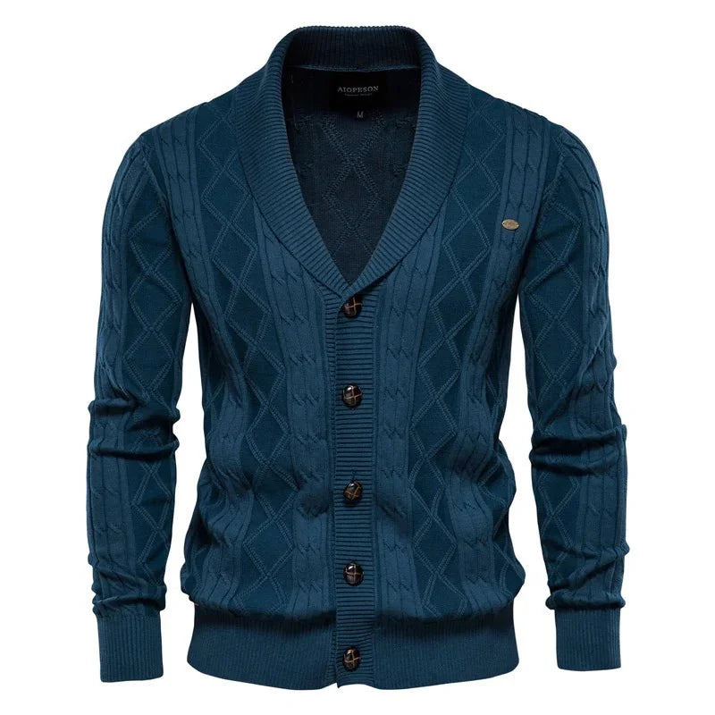 Waldemar | Herren-Cardigan mit Knopfleiste