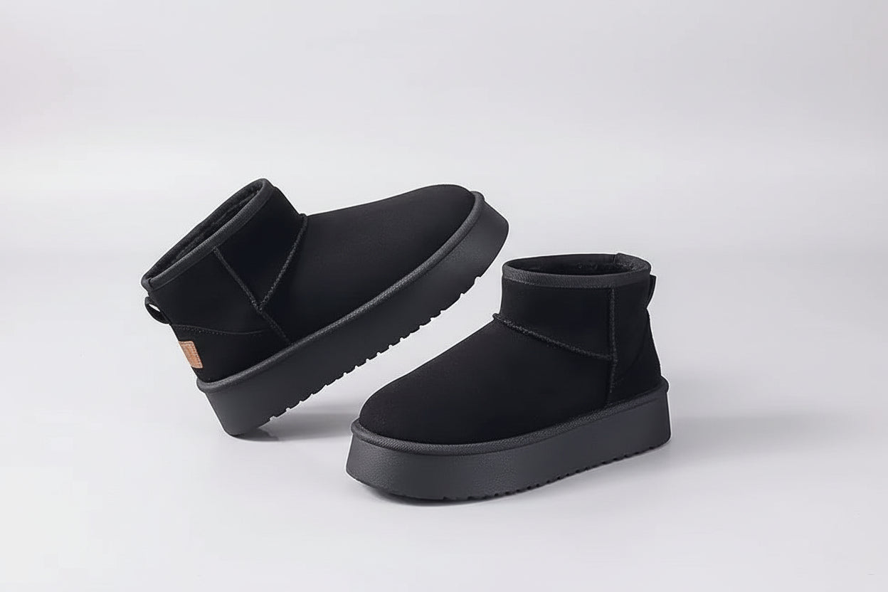 NINA BOOTS | GEFÜTTERTE PLATEAU BOOTS FÜR WARME WINTERTAGE