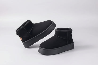 NINA BOOTS | GEFÜTTERTE PLATEAU BOOTS FÜR WARME WINTERTAGE