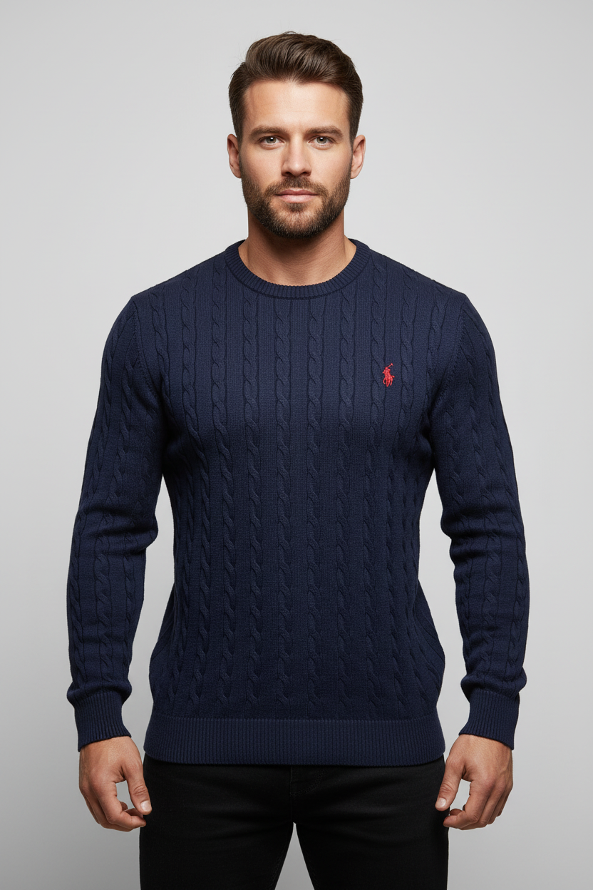 Falkner | Strickmodern Herrenpullover