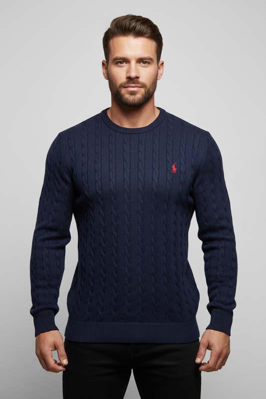 Falkner | Strickmodern Herrenpullover