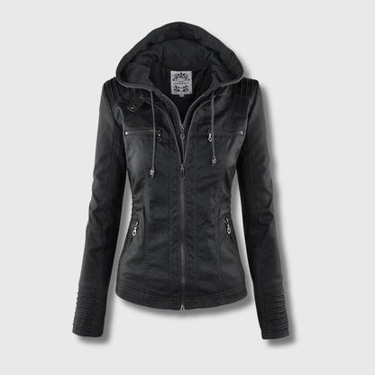 AMELINE | MODERNE JACKE MIT KAPUZE