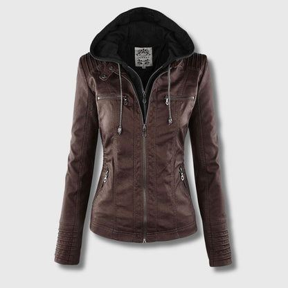 AMELINE | MODERNE JACKE MIT KAPUZE