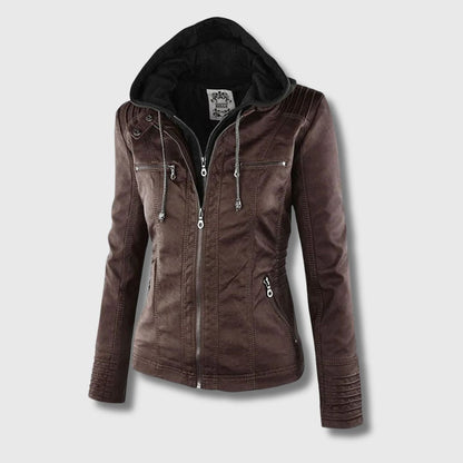 AMELINE | MODERNE JACKE MIT KAPUZE