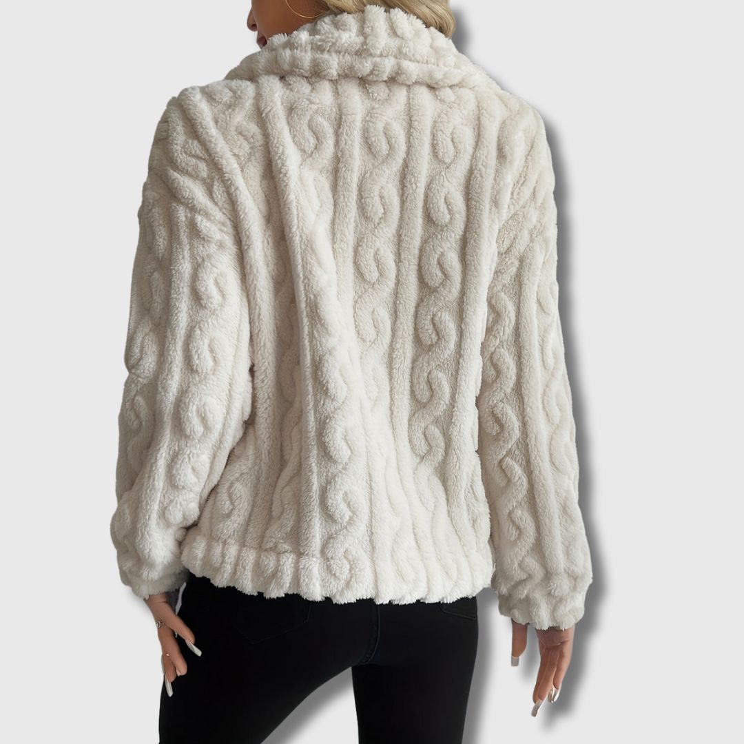 BERENICE | TEDDY-MANTEL AUS WEICHEM PELZTOUCH