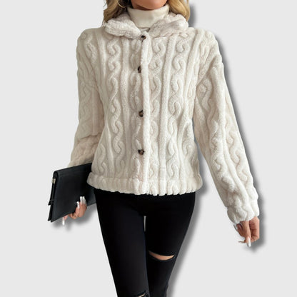 BERENICE | TEDDY-MANTEL AUS WEICHEM PELZTOUCH