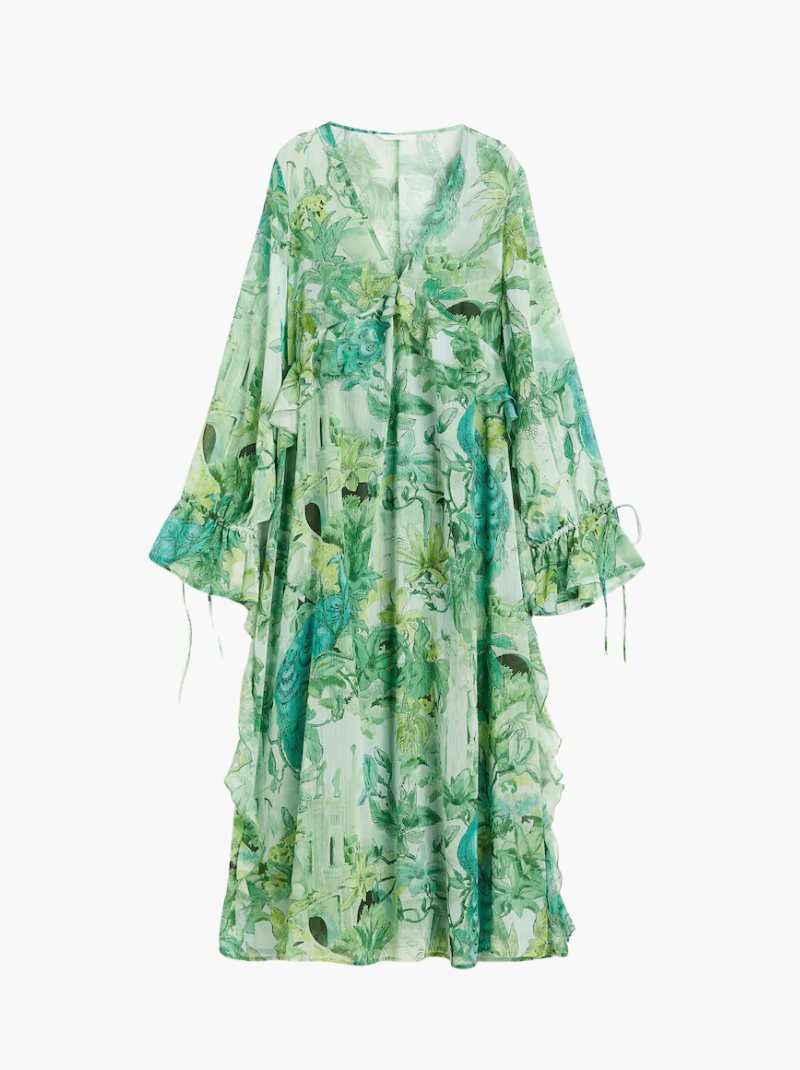 Teresa | Midi-Kleid Mit Blumendruck