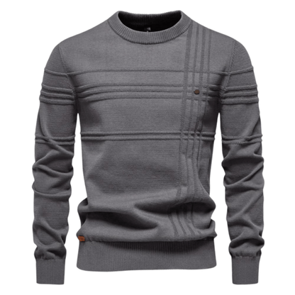 Burkhard | Stijlvolle herenpullover met ruitdesign