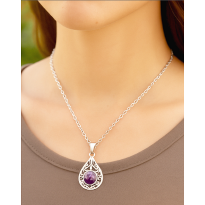 Paula Amethyst Halskette