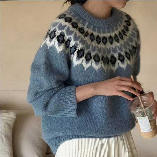 Maud | Jacquard-Pullover