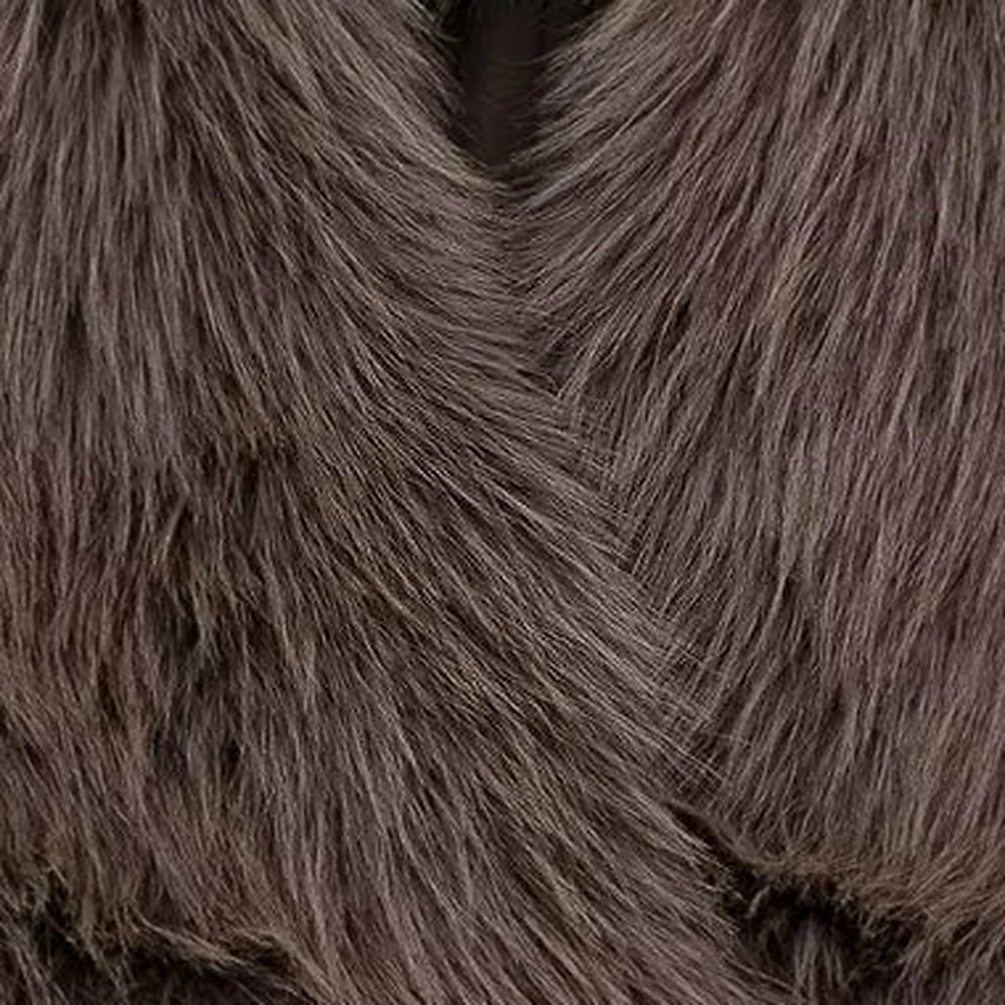 MILA | KURZER KUNSTPELZ-MANTEL IN KASCHMIR-OPTIK