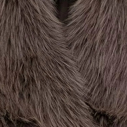 MILA | KURZER KUNSTPELZ-MANTEL IN KASCHMIR-OPTIK