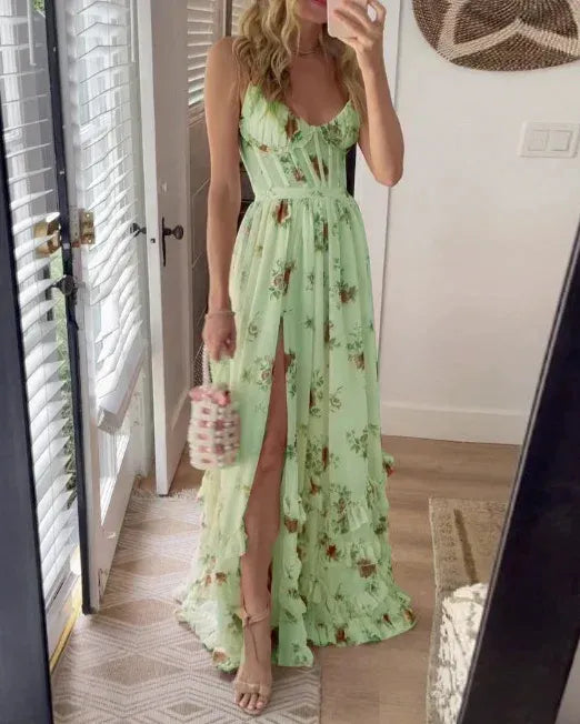 Luna™ – Langes Blumenkleid