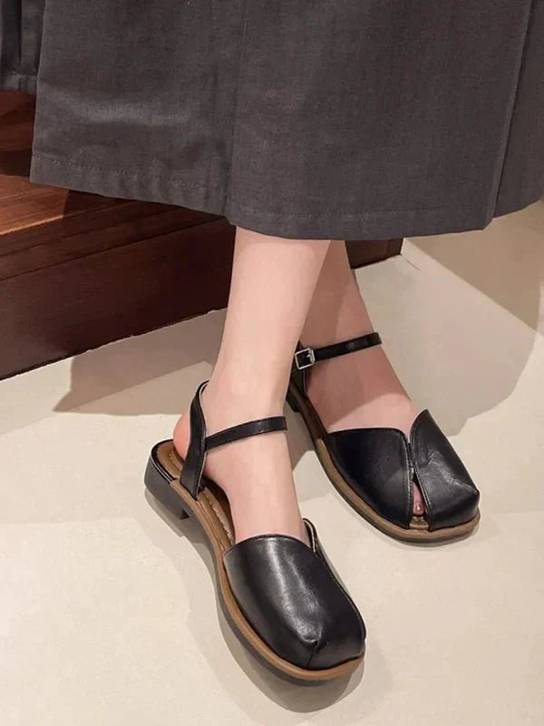 Emoryi | Toe Flache Damen Sandalen