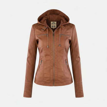 AMELINE | MODERNE JACKE MIT KAPUZE