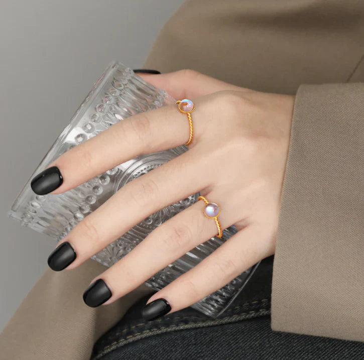 Mondstein Ring - Auge