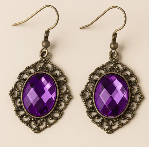 Yara Amethyst Ohrringe