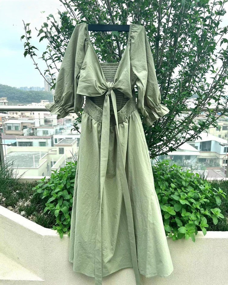 Ophelia | Kleid mit französischen Rüschenärmeln